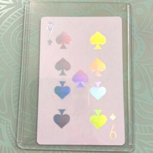 Dior Joy Holographic Nine of Spades in hard case